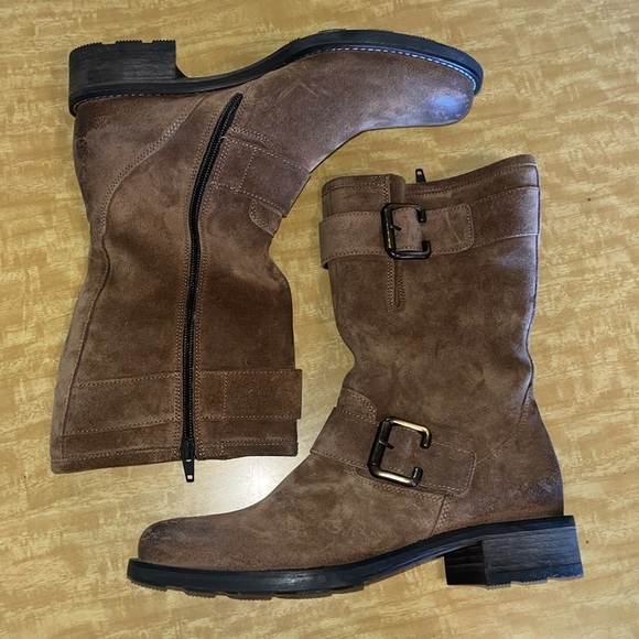 Paul Green men’s boots size 5.5 gently used preowned condition brown leather - Picture 1 of 15
